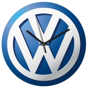 Logo trade promotional items image of: Wall clock with allover clock face VENICE