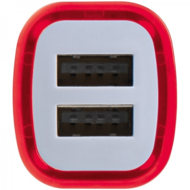 Logo trade promotional gift photo of: USB charging adapter KFZ FRUIT