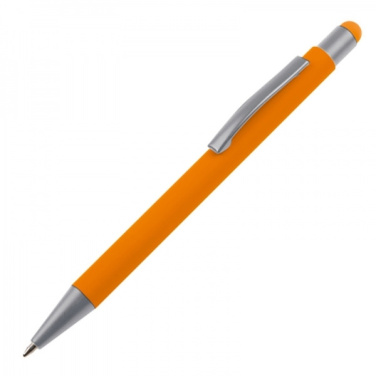 Logo trade promotional gifts image of: Metal ballpen touch pen soft touch SALT LAKE CITY