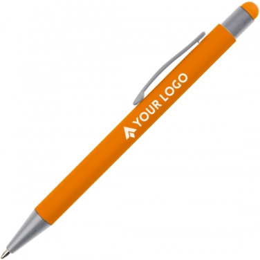 Logotrade corporate gifts photo of: Metal ballpen touch pen soft touch SALT LAKE CITY