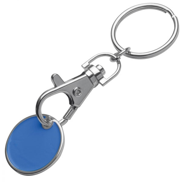 Logotrade promotional merchandise image of: Keyring with shopping coin ARRAS