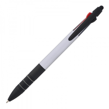 Logo trade business gifts image of: Plastic ballpen 3in1 BOGOTA