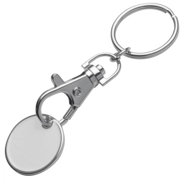 Logo trade promotional gifts picture of: Keyring with shopping coin ARRAS