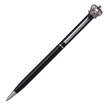 Logo trade advertising products image of: Metal ballpen KINGS PARK