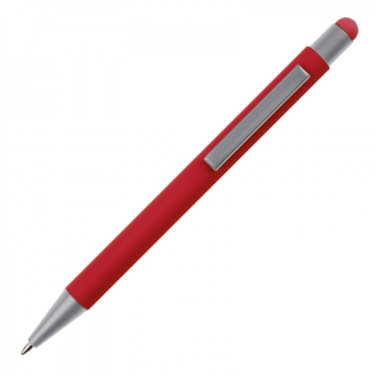 Logotrade promotional giveaway picture of: Metal ballpen touch pen soft touch SALT LAKE CITY