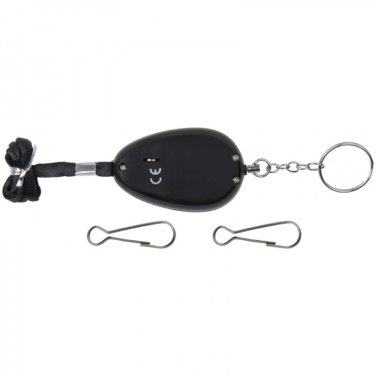 Logo trade business gifts image of: Keyring with alarm function OVADA
