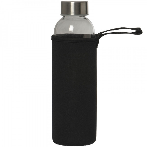 Logo trade promotional merchandise photo of: Glass bottle KLAGENFURT 500 ml
