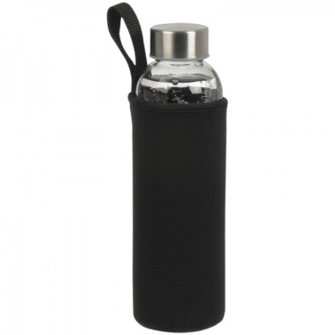 Logo trade promotional giveaways picture of: Glass bottle KLAGENFURT 500 ml
