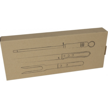 Logo trade advertising product photo of: Carving knife and fork SYDNEY