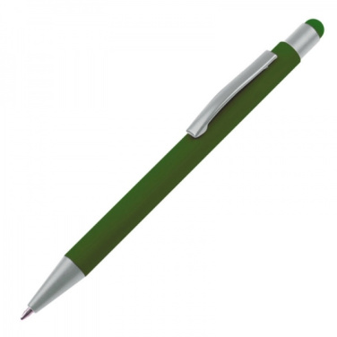 Logo trade corporate gift photo of: Metal ballpen touch pen soft touch SALT LAKE CITY