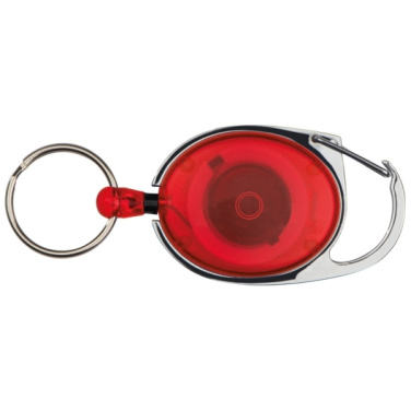 Logotrade corporate gift picture of: Ski-Pass with Carabiner Keyring EMPLOYEE