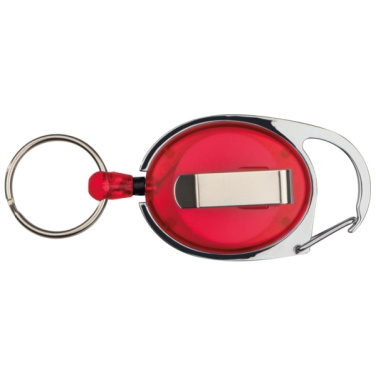 Logotrade promotional item picture of: Ski-Pass with Carabiner Keyring EMPLOYEE