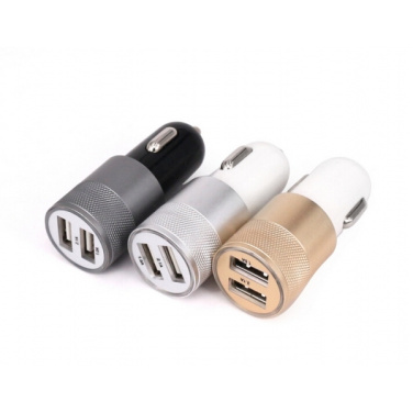 Logo trade promotional product photo of: Metal car charger