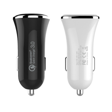 Logo trade promotional products image of: Car charger (Qualcomm Quick Charge 3.0)