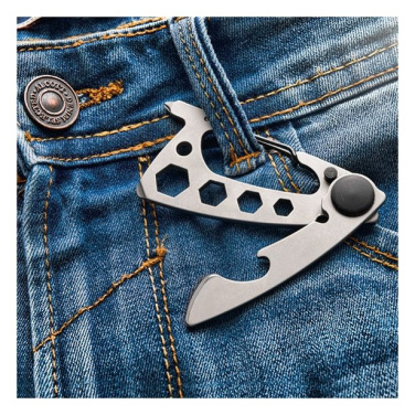 Logo trade promotional product photo of: Multifunctional tool BURUNDI Schwarzwolf