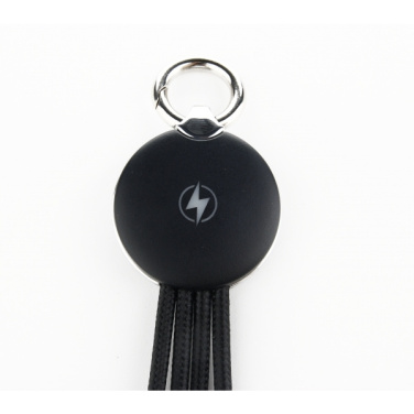 Logo trade advertising products image of: 3in1 cable with enlighted logo for engraving, RXD-368