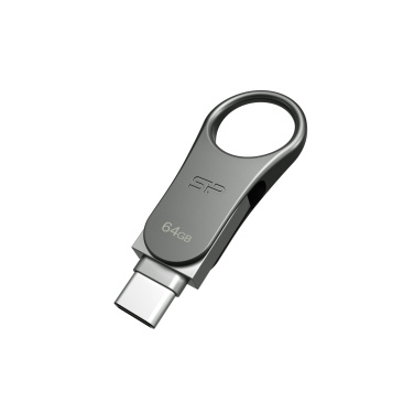 Logo trade promotional gift photo of: Pendrive Silicon Power for Type-C Mobile C80 3.2 OTG