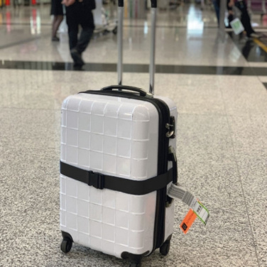 Logo trade promotional merchandise picture of: Adjustable luggage strap MOORDEICH
