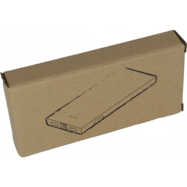 Logo trade business gifts image of: Bamboo power bank KATOWICE