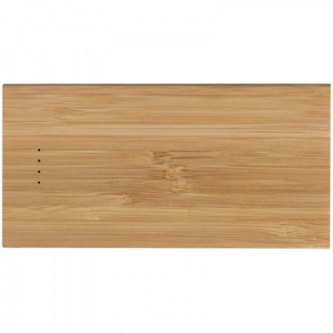 Logotrade promotional giveaways photo of: Bamboo power bank KATOWICE