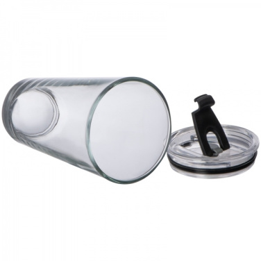 Logo trade advertising products picture of: Glass mug with lid WATTENSCHEID 400 ml