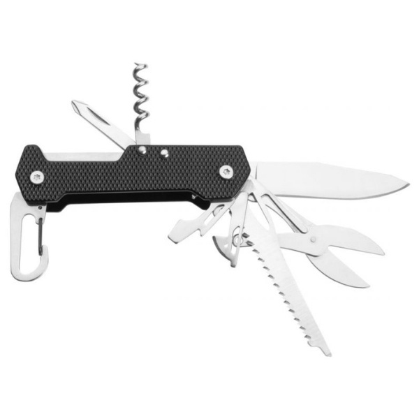Logo trade promotional items picture of: Pocket knife NEMRUT Schwarzwolf