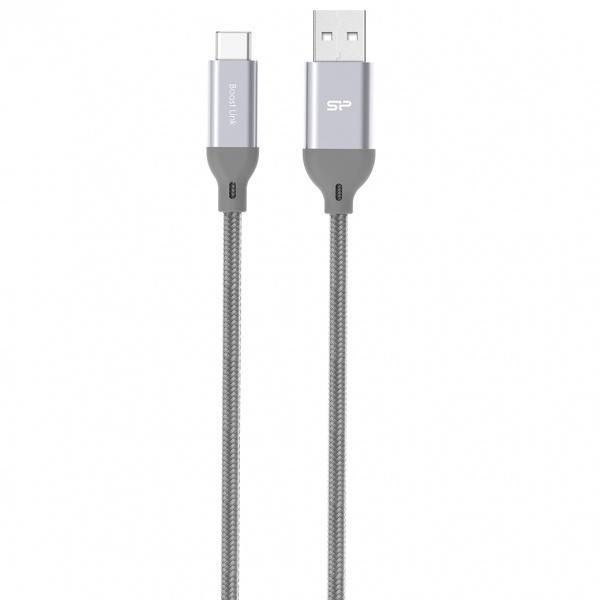 Logotrade promotional products photo of: Nylon data transfer cable LK30 Type - C Quick Charge 3.0