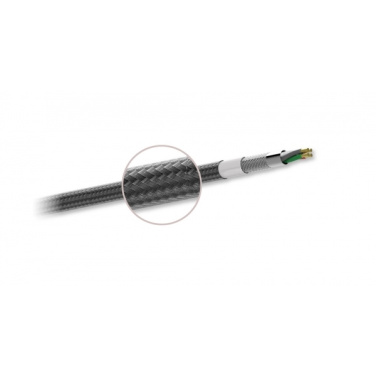 Logotrade advertising product image of: Nylon data transfer cable LK30 Type - C Quick Charge 3.0