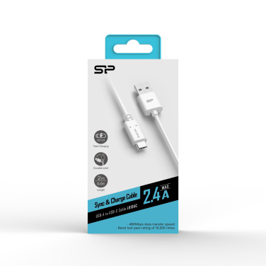 Logo trade promotional merchandise picture of: Data transfer cable LK10 Type - C Quick Charge 3.0
