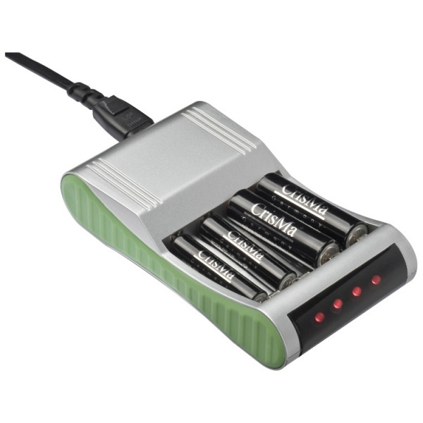Logotrade promotional product image of: Battery charger THUNDER BAY
