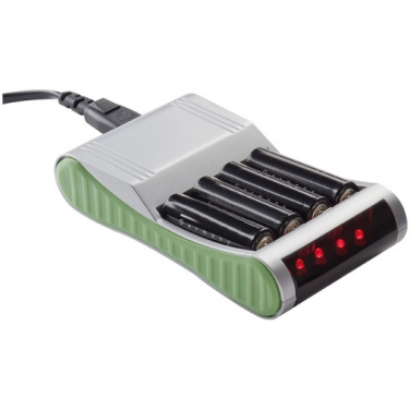 Logo trade promotional giveaways image of: Battery charger THUNDER BAY