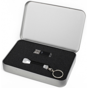 Logo trade promotional giveaways image of: Metal box