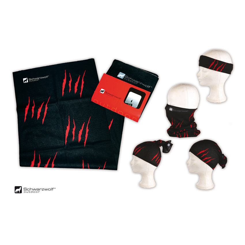Logotrade promotional giveaway image of: Multifunction bandana BANDANA Schwarzwolf