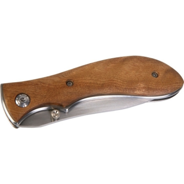 Logotrade promotional giveaway image of: Pocket knife JUNGLE Schwarzwolf