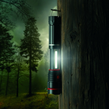 Logotrade promotional item image of: Flashlight BIWA Schwarzwolf