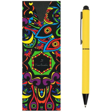 Logo trade promotional giveaway photo of: Metal ballpoint pen, touch pen, soft touch CELEBRATION Pierre Cardin
