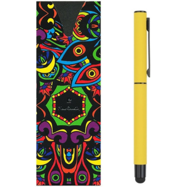Logo trade promotional gifts picture of: Roller touch pen, soft touch CELEBRATION Pierre Cardin