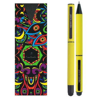 Logo trade promotional gifts picture of: Writing set touch pen, soft touch CELEBRATION Pierre Cardin