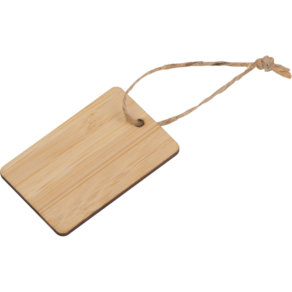Logo trade promotional gifts picture of: Bamboo Pendant SALAMANCA
