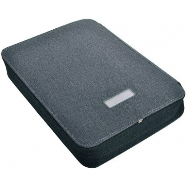 Logo trade promotional gifts picture of: Folder A5 & power bank 4000 mAh SORBONNE Pierre Cardin