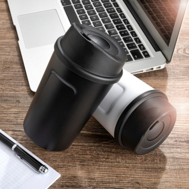 Logo trade promotional gift photo of: Thermo mug LIARD Schwarzwolf