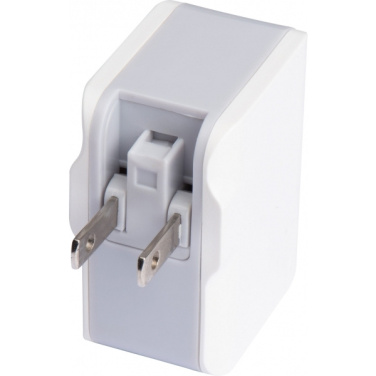 Logotrade promotional product picture of: Travel adapter ANTWERP