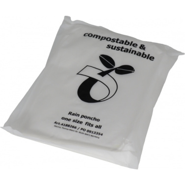 Logo trade promotional products image of: Rain poncho FLEURUS