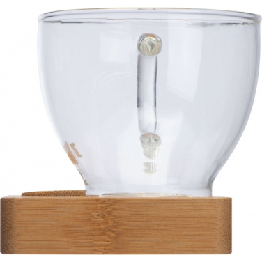 Logotrade advertising products photo of: Tray with cup and spoon FORMOSA 150 ml