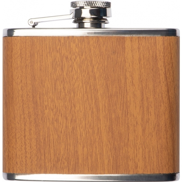 Logo trade promotional item photo of: Hip flask HOOGSTRATEN 170 ml