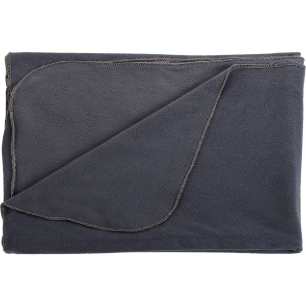 Logo trade promotional gift photo of: Blanket BRISA Schwarzwolf