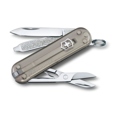 Logo trade promotional merchandise photo of: Pocket knife Classic SD transparent Victorinox