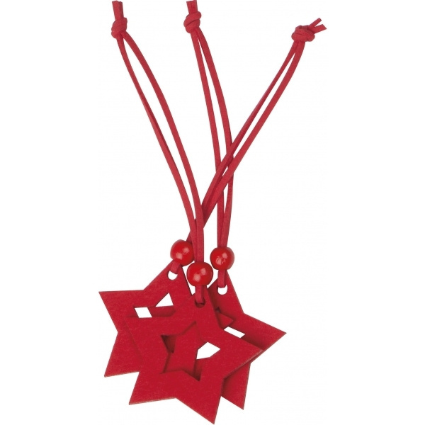 Logotrade promotional item image of: Star pendant set ESSEN