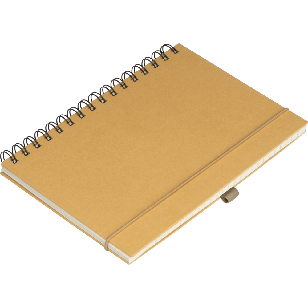 Logo trade promotional giveaways picture of: Cardboard notebook SILKEBORG