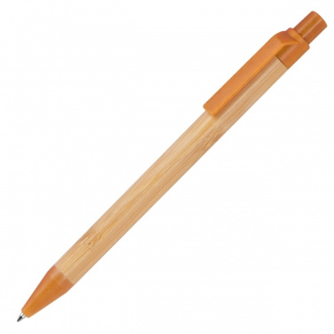 Logotrade promotional gift picture of: Wheatstraw and bamboo ballpen HALLE